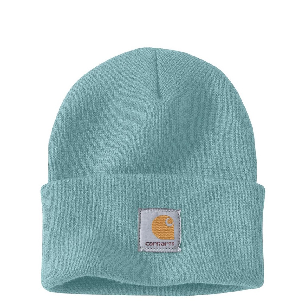 NWOT Carhartt Blue Knit Hat Classic Cuffed Design